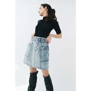 SEA New York Betty Acid Wash Denim Skirt – Size 4
